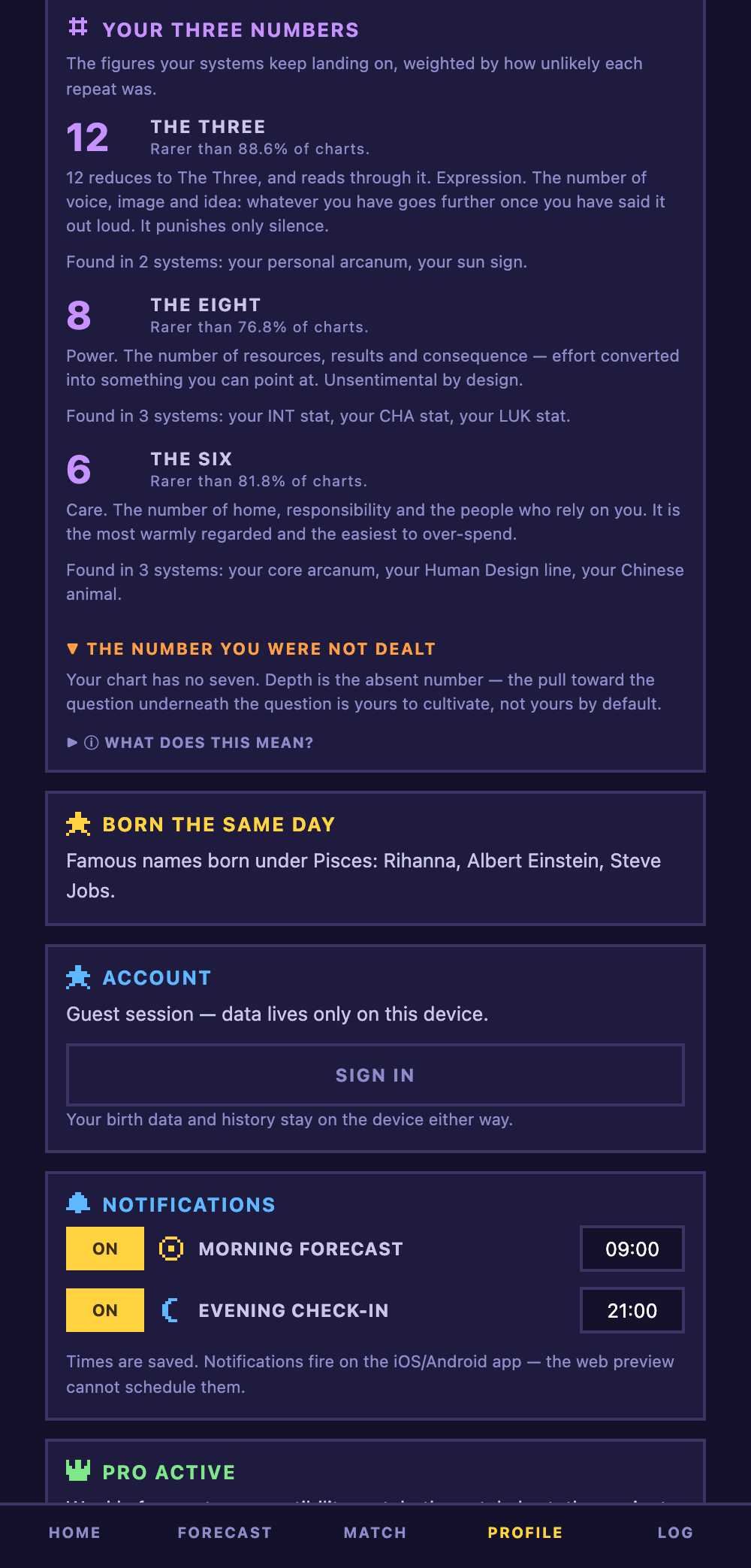 Birthbit personal numbers: three recurring figures with the systems behind each and how rare they are